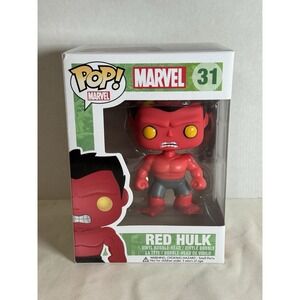 Funko Pop! Vinyl: Marvel - Red Hulk #31 VAULTED, RARE
